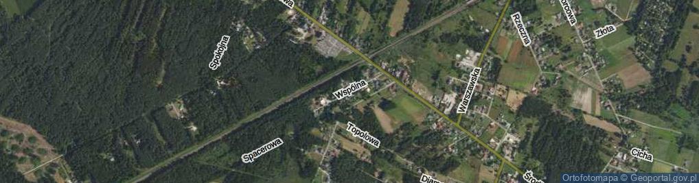 Zdjęcie satelitarne Wspólna ul.
