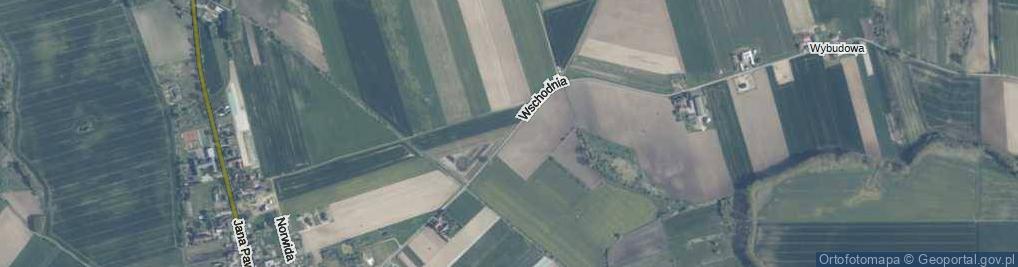Zdjęcie satelitarne Wschodnia ul.