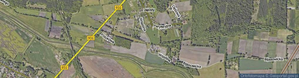 Zdjęcie satelitarne Wspólna ul.