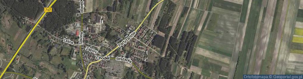 Zdjęcie satelitarne Wschodnia ul.