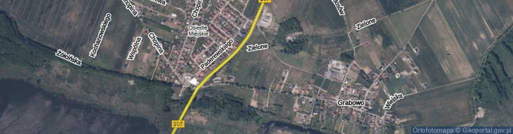 Zdjęcie satelitarne Wschodzącego Słońca ul.