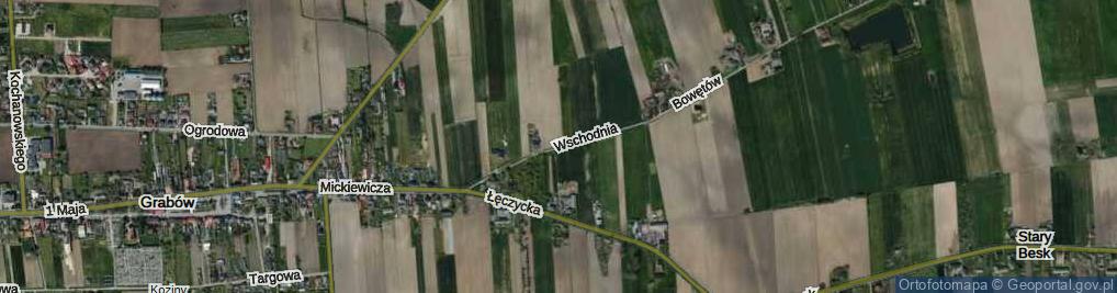 Zdjęcie satelitarne Wschodnia ul.