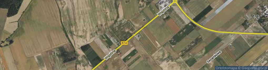 Zdjęcie satelitarne Wspólna ul.