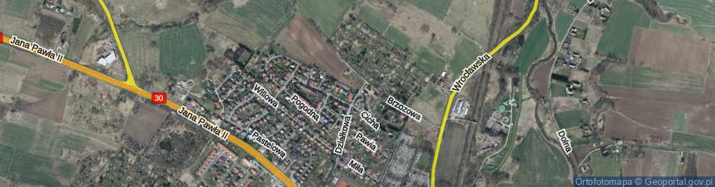 Zdjęcie satelitarne Wspólna ul.