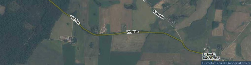 Zdjęcie satelitarne Wspólna ul.