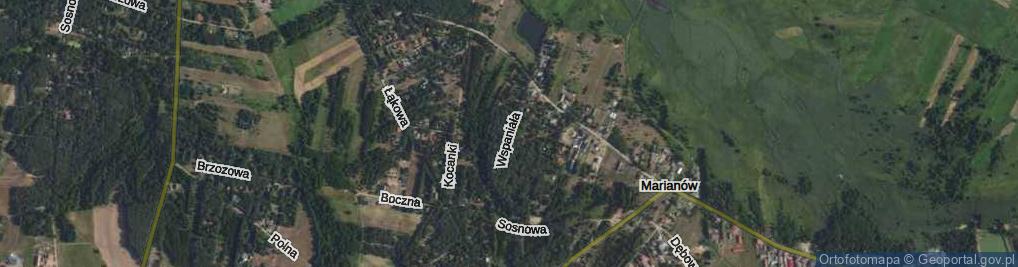 Zdjęcie satelitarne Wspaniała ul.