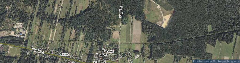 Zdjęcie satelitarne Wspólna ul.