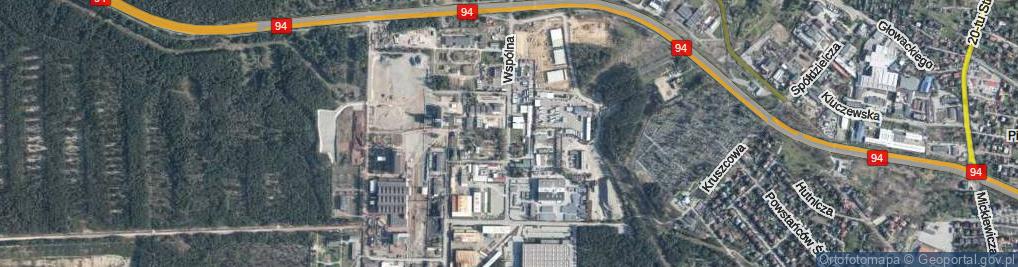 Zdjęcie satelitarne Wspólna ul.