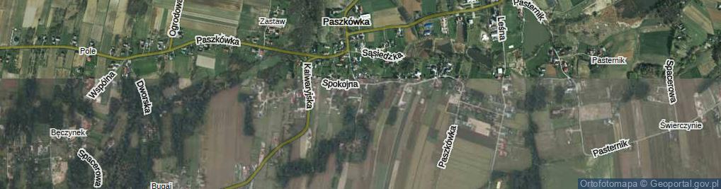 Zdjęcie satelitarne Wspólna ul.