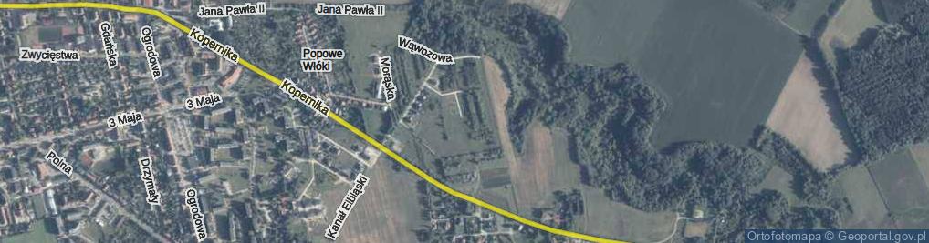 Zdjęcie satelitarne Wspólna ul.