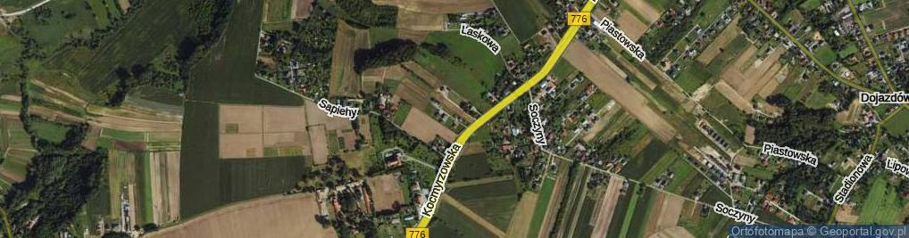 Zdjęcie satelitarne Wspólna ul.