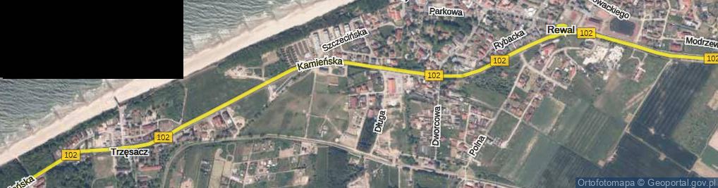 Zdjęcie satelitarne Wspólna ul.