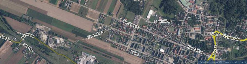 Zdjęcie satelitarne Wspólna ul.