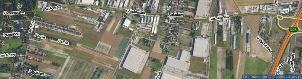 Zdjęcie satelitarne Wspólnoty Wiejskiej ul.