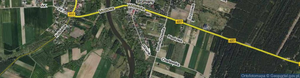 Zdjęcie satelitarne Wschodnia ul.