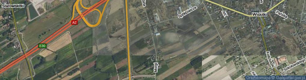 Zdjęcie satelitarne Wspólna ul.