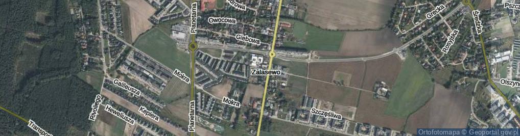 Zdjęcie satelitarne Wspólna ul.