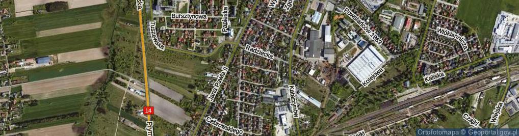 Zdjęcie satelitarne Wspólna ul.