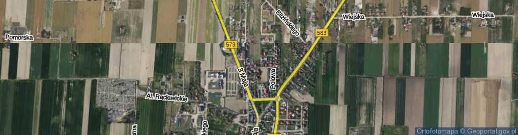 Zdjęcie satelitarne Wspólna ul.