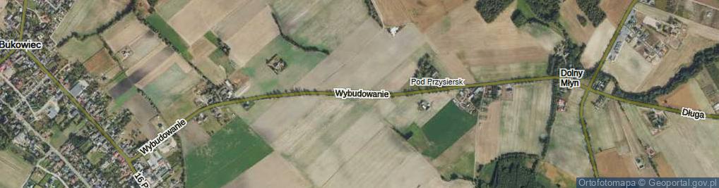 Zdjęcie satelitarne Wybudowanie ul.