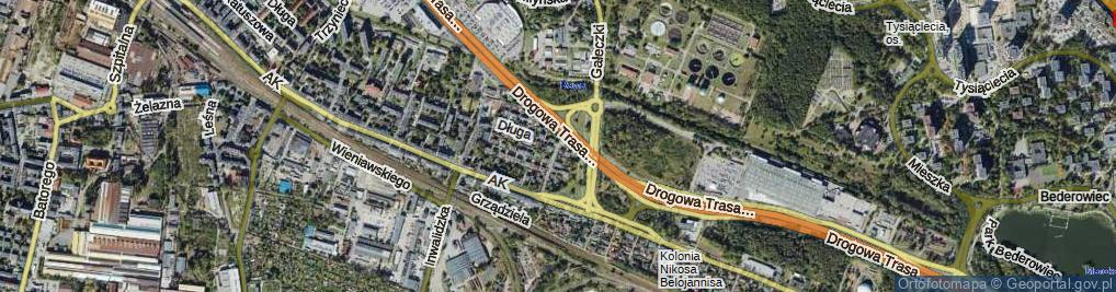 Zdjęcie satelitarne Wysockiego Piotra ul.