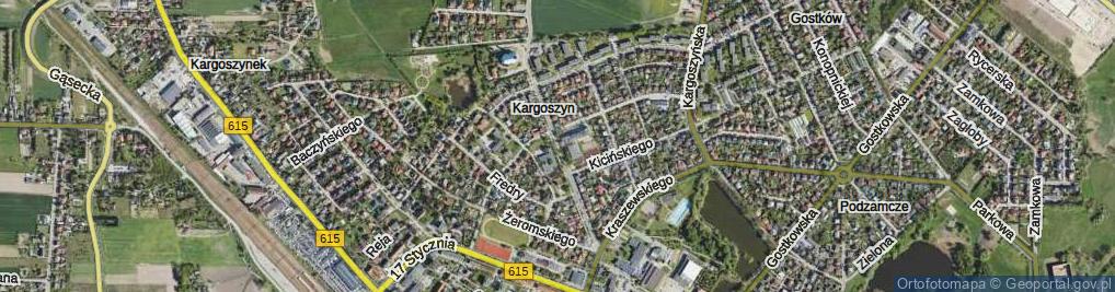 Zdjęcie satelitarne Wyspiańskiego Stanisława ul.