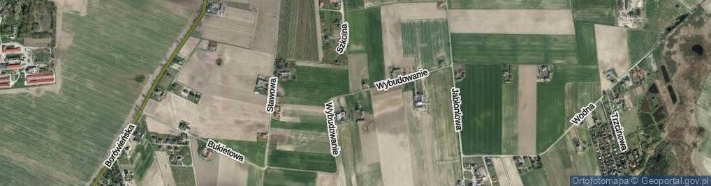 Zdjęcie satelitarne Wybudowanie ul.