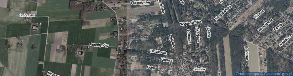 Zdjęcie satelitarne Wypoczynkowa ul.