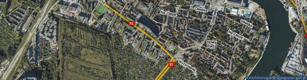 Zdjęcie satelitarne Wyzwolenia ul.