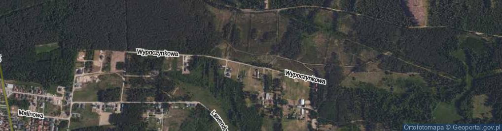 Zdjęcie satelitarne Wypoczynkowa ul.