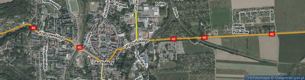 Zdjęcie satelitarne Wyszyńskiego Stefana, ks. prym. kard. ul.