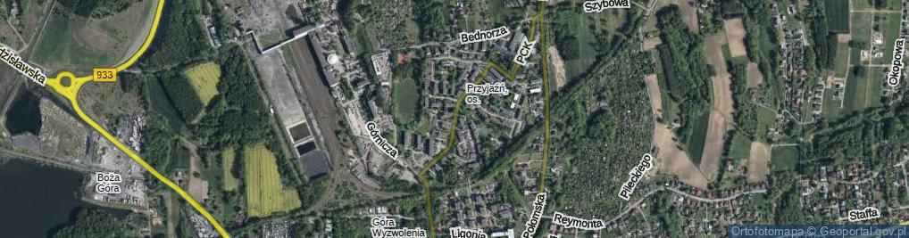 Zdjęcie satelitarne Wyspiańskiego Stanisława ul.