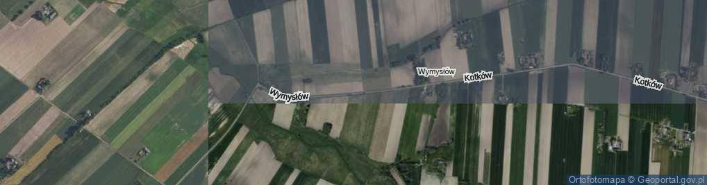 Zdjęcie satelitarne Wymysłów ul.