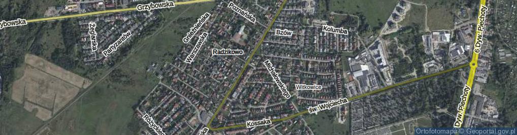 Zdjęcie satelitarne Wyczółkowskiego Leona ul.