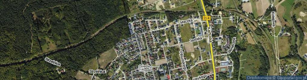 Zdjęcie satelitarne Wysockiego Piotra ul.