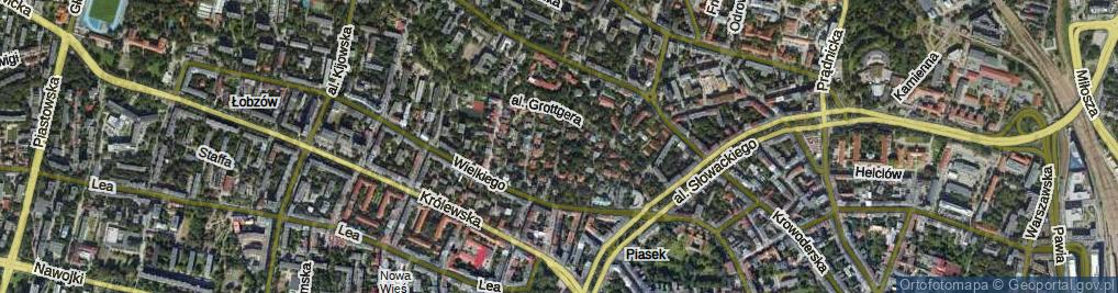 Zdjęcie satelitarne Wyspiańskiego Stanisława ul.