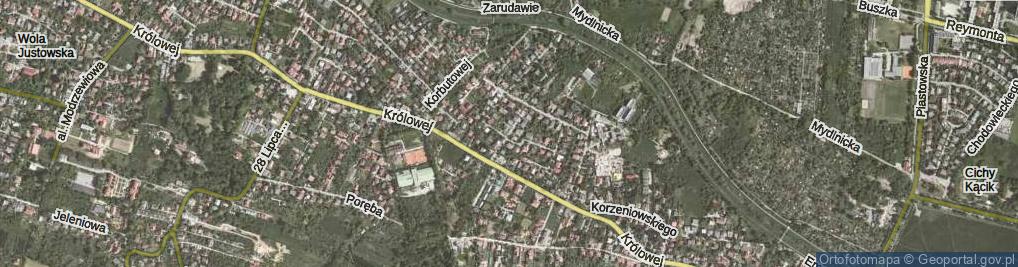 Zdjęcie satelitarne Wyrwy-Furgalskiego Tadeusza ul.