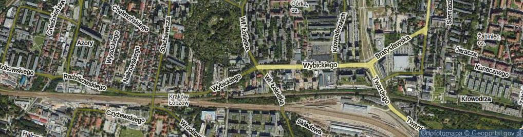 Zdjęcie satelitarne Wybickiego Józefa, gen. ul.