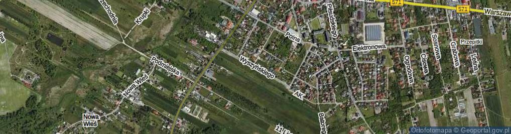 Zdjęcie satelitarne Wyszyńskiego Stefana, ks. kard. ul.