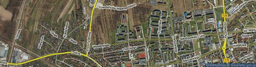 Zdjęcie satelitarne Wyszyńskiego Stefana, ks. prym. kard. ul.
