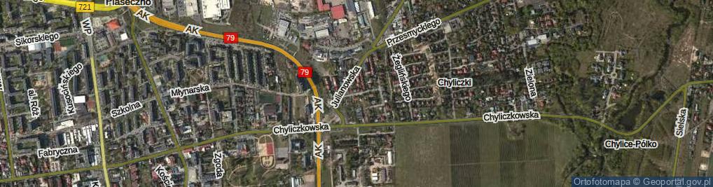 Zdjęcie satelitarne Wyszyńskiego Stefana, ks. kard. ul.