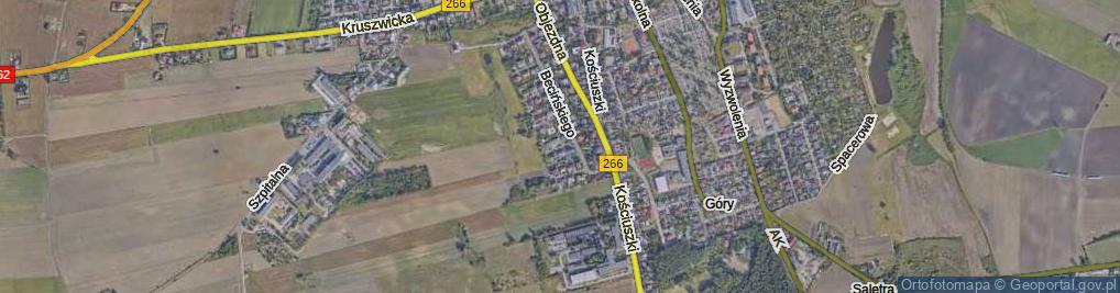 Zdjęcie satelitarne Wyspiańskiego Stanisława ul.