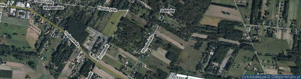 Zdjęcie satelitarne Wypalenisko ul.