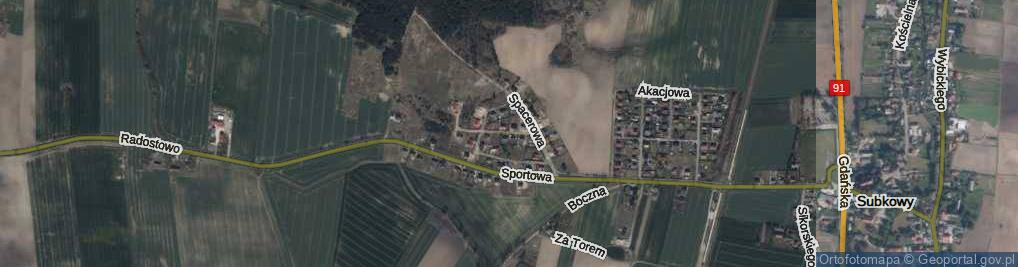 Zdjęcie satelitarne Wyszyńskiego Stefana, ks. kard. ul.