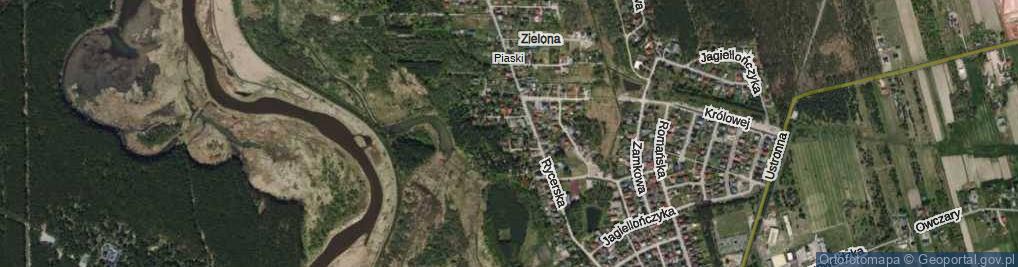 Zdjęcie satelitarne Wykopaliskowa ul.