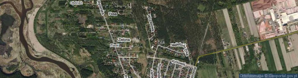 Zdjęcie satelitarne Wypoczynkowa ul.