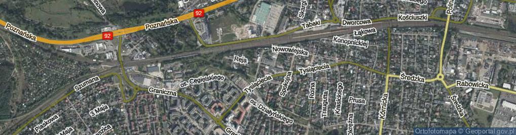 Zdjęcie satelitarne Wybickiego Józefa, gen. ul.