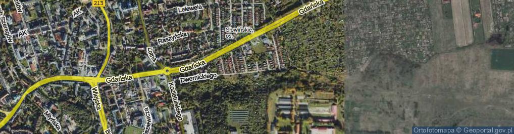 Zdjęcie satelitarne Wysockiego Piotra ul.