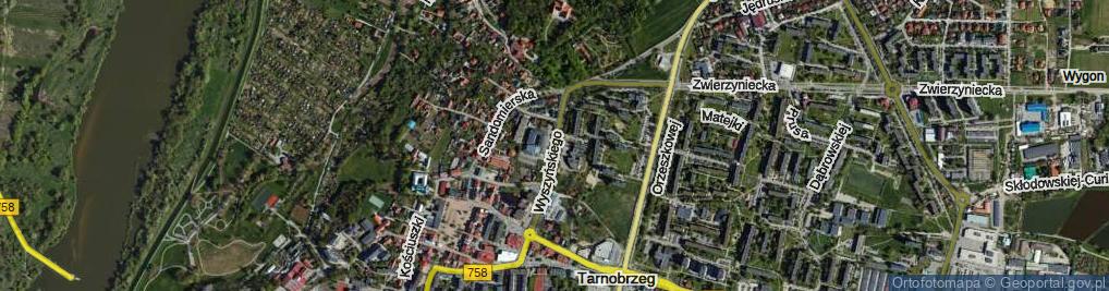 Zdjęcie satelitarne Wyszyńskiego Stefana, ks. kard. ul.