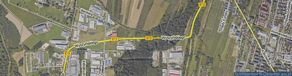 Zdjęcie satelitarne Wyszyńskiego Stefana, ks. prym. kard. ul.